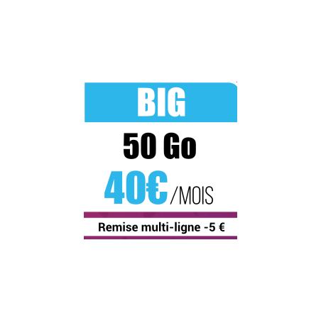 Forfait Mobile BIG