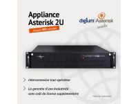 Appliance Asterisk-FreePBX 2U - 400 Comptes
