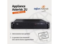 Appliance Asterisk 2U - 800 Comptes - Haute disponibilité
