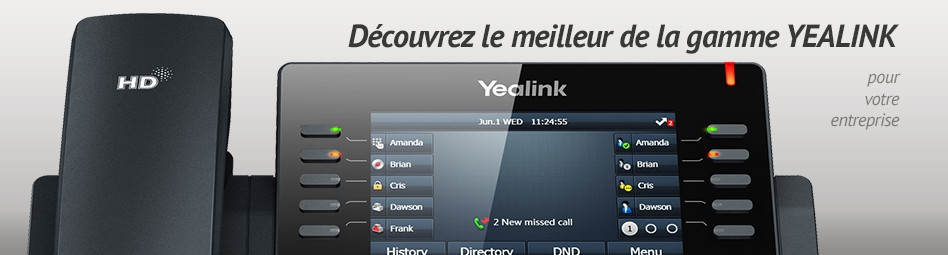 Découvrez le meilleur de la gamme Yealink
